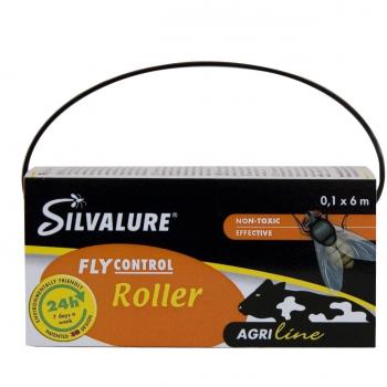 Flugfällan Gardinen Liten 1 rulle 0,1 x 6 m Silvalure