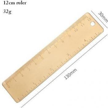 Classic Brass School Measuring Set