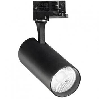 Illuminazione A Binario Contemporanea Fox Alluminio Nero 15W 4000K IP20