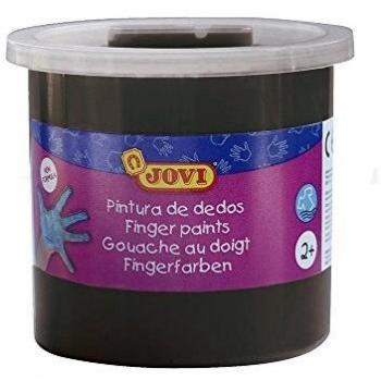 Tinta para Pintura a Dedos Jovi 125 ml Preto