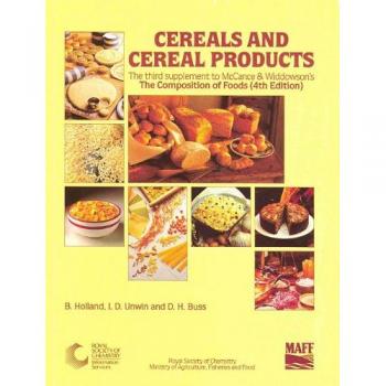 Cereals and Cereal Products: RSC: Cereals and Cereal Products Supplement to 4r.e (R6743kr)