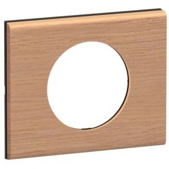 Céliane CP2401 – Plaque de finition bois clair 1 poste (chêne)