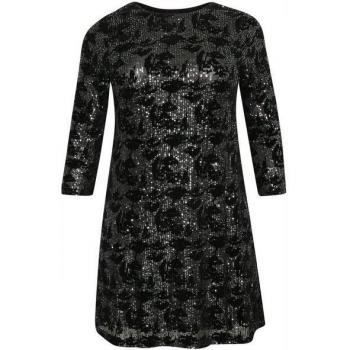 Women's Glimmering Sequin Gown – KAFFE Curve