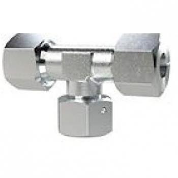 T-Verschraubung verstellbar, Ø 14 mm, verzinkt von Riegler