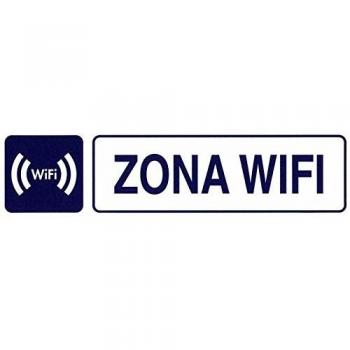 Wolfpack Rotulo Adhesivo 250x63 Mm. Zona Wifi