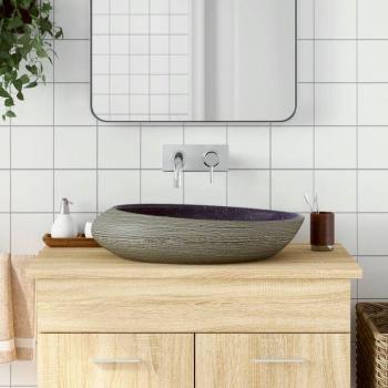 Lavabo de Encimera Ovalada Morado Maison Exclusive