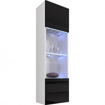 Vitrina Salón Colgante LED Nora V6 – 40x170x29 cm, Diseño Monocromático