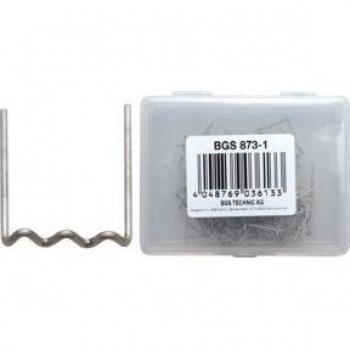 Agrafes de réparation forme u ø 0,6 mm 100 pièces bgs 873‑1