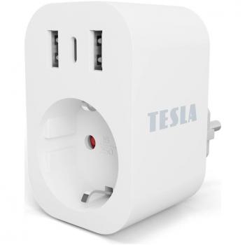 TESLA Smart Power Plug mit 3 USB