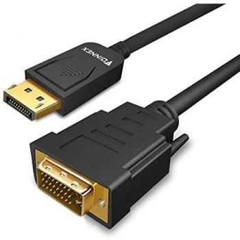 DisplayPort auf DVI Adapter – 1080P 60 Hz für Laptop/PC/Desktop