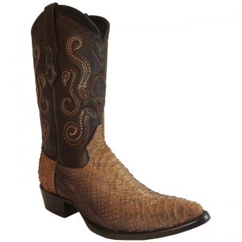 Herren Westernstiefel Cuadra, Schlangenleder, Farbe Paja Pulido, Größe 41