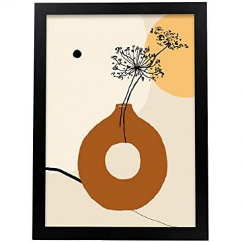 Lámina Decorativa Contemporánea Estilo Abstracto A3 Sin Marco