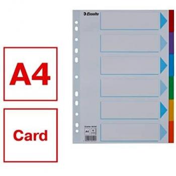 Intercalaire 6 parties A4 Esselte