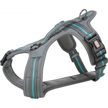 Trixie Imbragatura Fusion Comfort Grafite e Blu M (Collaudo)