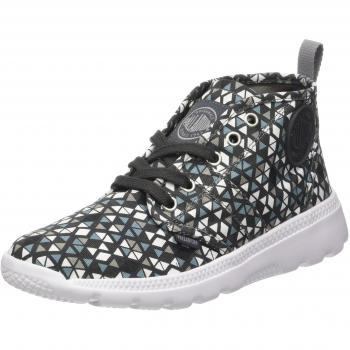 Palladium Plvil Hi F Sneaker Donna Collo Alto Grigio