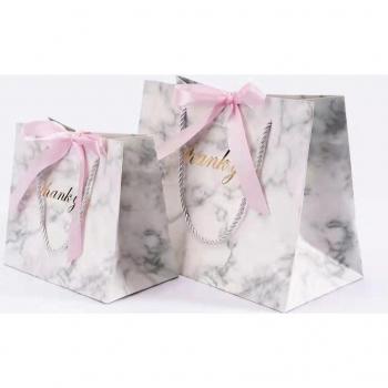 Caja de embalaje elegante gris mármol, 20 Uds. para bodas y cumpleaños
