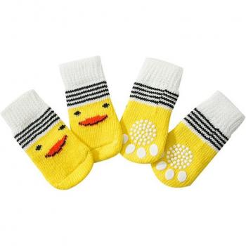 Calcetines de Punto Antideslizantes para Mascotas