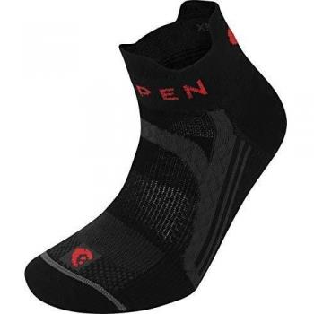 Meias Lorpen T3 Precision Run Preto, Cinzento e Laranja