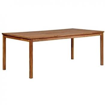 Table de Jardin Extérieure 200x100x77 cm en Bois Teck