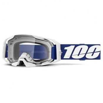 Motocross-Glas 100 % ARmatic Blau Klar