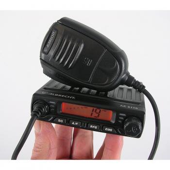 Stück SET Albrecht AE 6110 VOX Mini CB-Funkgerät m. Mag-Antenne Extra 40