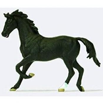 Cheval Noir – Preiser PR29525 en Échelle H0 1:87