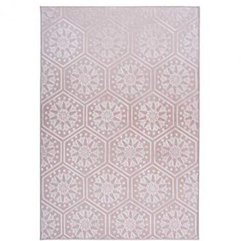 Kayoom Hochflorteppich Rosa 170x120 cm