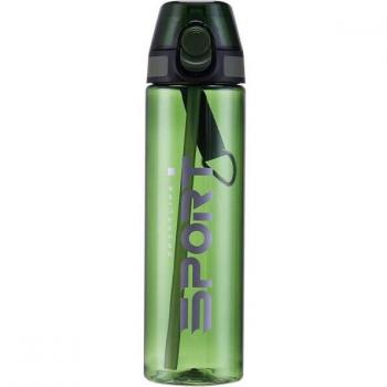 Straw-Equipped Sports Drink Bottle