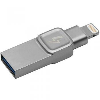 Kingston DataTraveler Bolt Duo USB 3.0 (128GB, Speichererweiterung für iOS-Geräte)