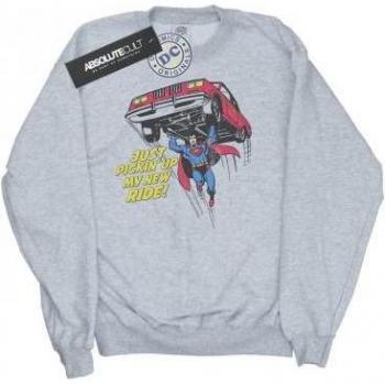 DC Comics Mädchen Sweatshirt mit Superman Neuer Ride