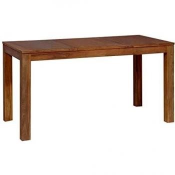 Table de Cuisine en Bois de Teck 140x70x76 cm