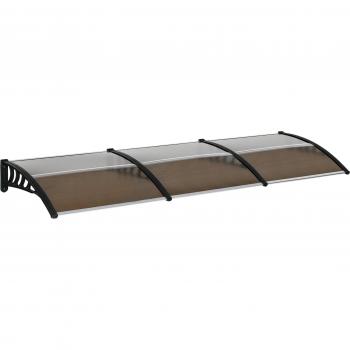 Abri de Terrasse Outsunny en Polycarbonate et Aluminium