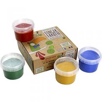 Luka Non-Toxic Finger Paints 4-Pack