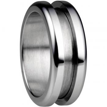 Bering Unisex-Ring Arctic Symphony Edelstahl Ring Gr. 54