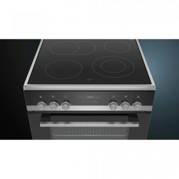 Elektroherd Siemens iQ500 HK9S5A240, Glaskeramik-Kochfeld, schwarz