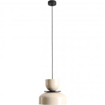 AlDex Uto Cream Ceiling Lamp, Black Mount