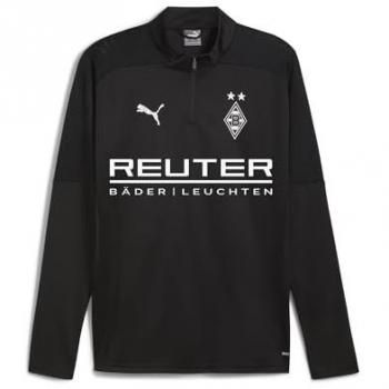 Maglietta Sportiva Puma BMG 1/4 Zip Nero (S)