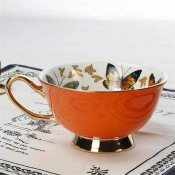 Juego de Taza y Platillo de Cerámica Europea