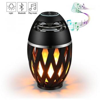Altavoces Portátiles de Audio HD con Luces de Fuego
