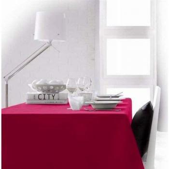 Nappe Ronde Polyester Fuchsia 180 cm