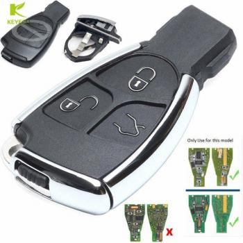 KEYECU 3 Button Modified Key Shell for Mercedes-Benz CLS C E S