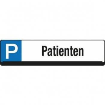 Eichner Reservierungsschild für Patientenparkplätze
