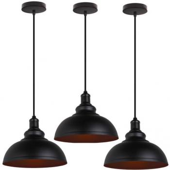 Modern Industrial Pendant Light Bundle – 3×