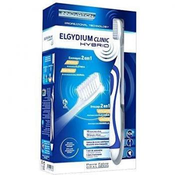 Cepillo Dental Elgydium Clinic Hybrid, Negro