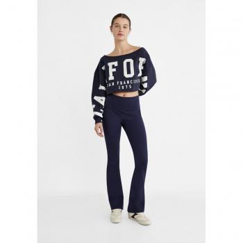 Leggings a Campana Stradivarius Blu Oceano XL