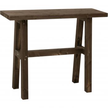 Consola de diseño en madera nogal 100x80cm