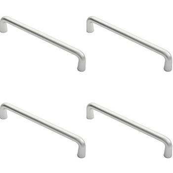 450 mm x 22 mm Rounded D Bar Handle Set – Satin Anodised Aluminium