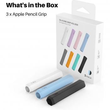 Housse de stylo antidérapante en silicone pour Apple Pencil