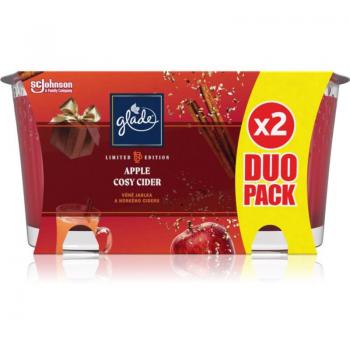 GLADE Cozy Apple Duftkerze Duo 2x129 g