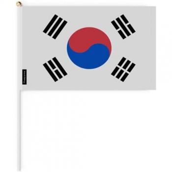 Compact South Korean Flag, 30 × 45 cm, Robust Polyester Fabric